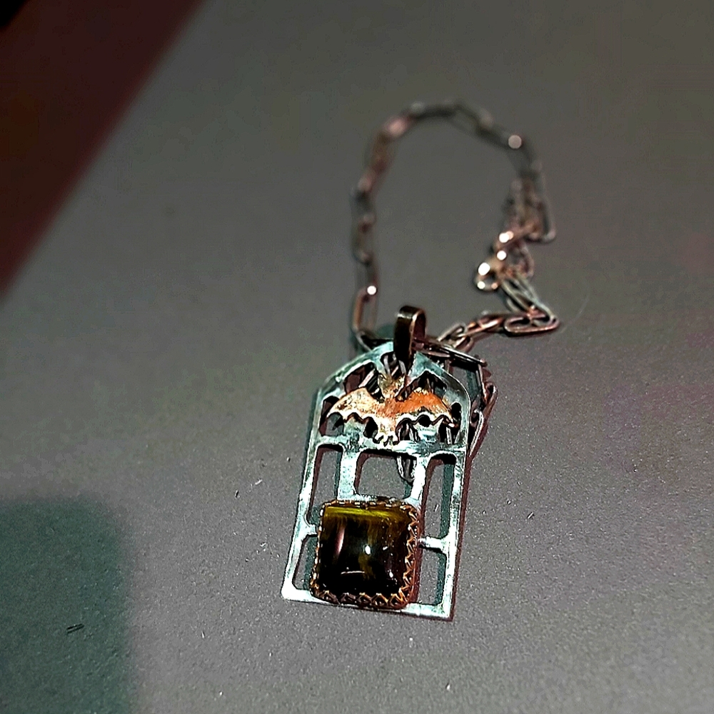 Handmade silver pendant